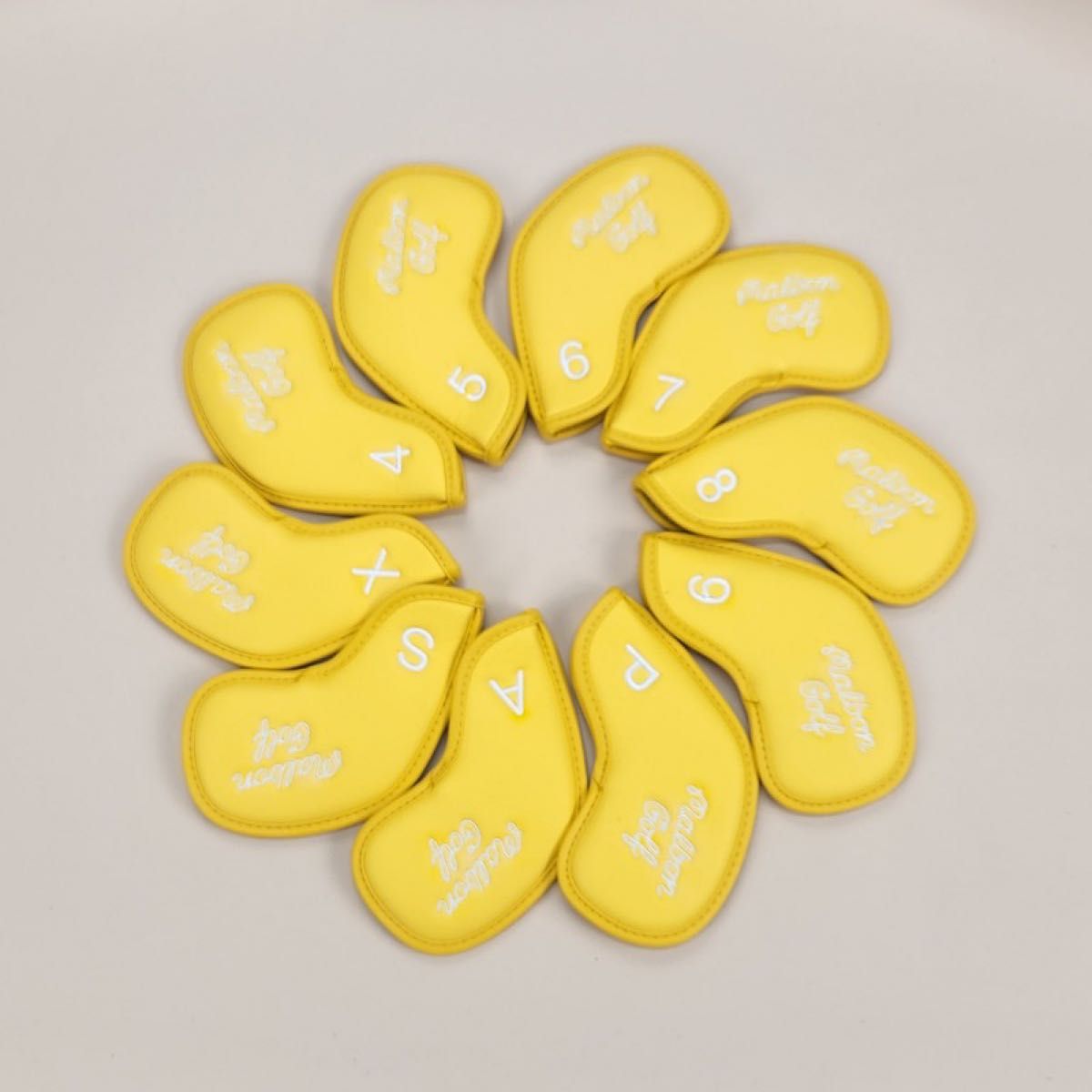 【大人気新品10枚セット限定値下げ】マルボンアイアンカバーマレット磁石タイプ黄色