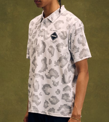 S FCRB Bristol WHOLE PATTERN POLO レオパード-