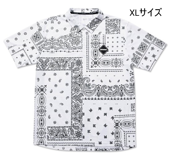新品 F C Real Bristol 23SS WHOLE PATTERN S/S POLO バンダナ柄