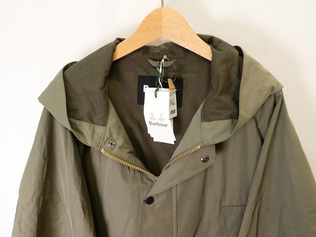 バブアー Barbour アローズ別注 綿ポリパーカー 231MCAS050【M's(42)/4.6万円/オリーブ/新品タグ】c3H0_画像3