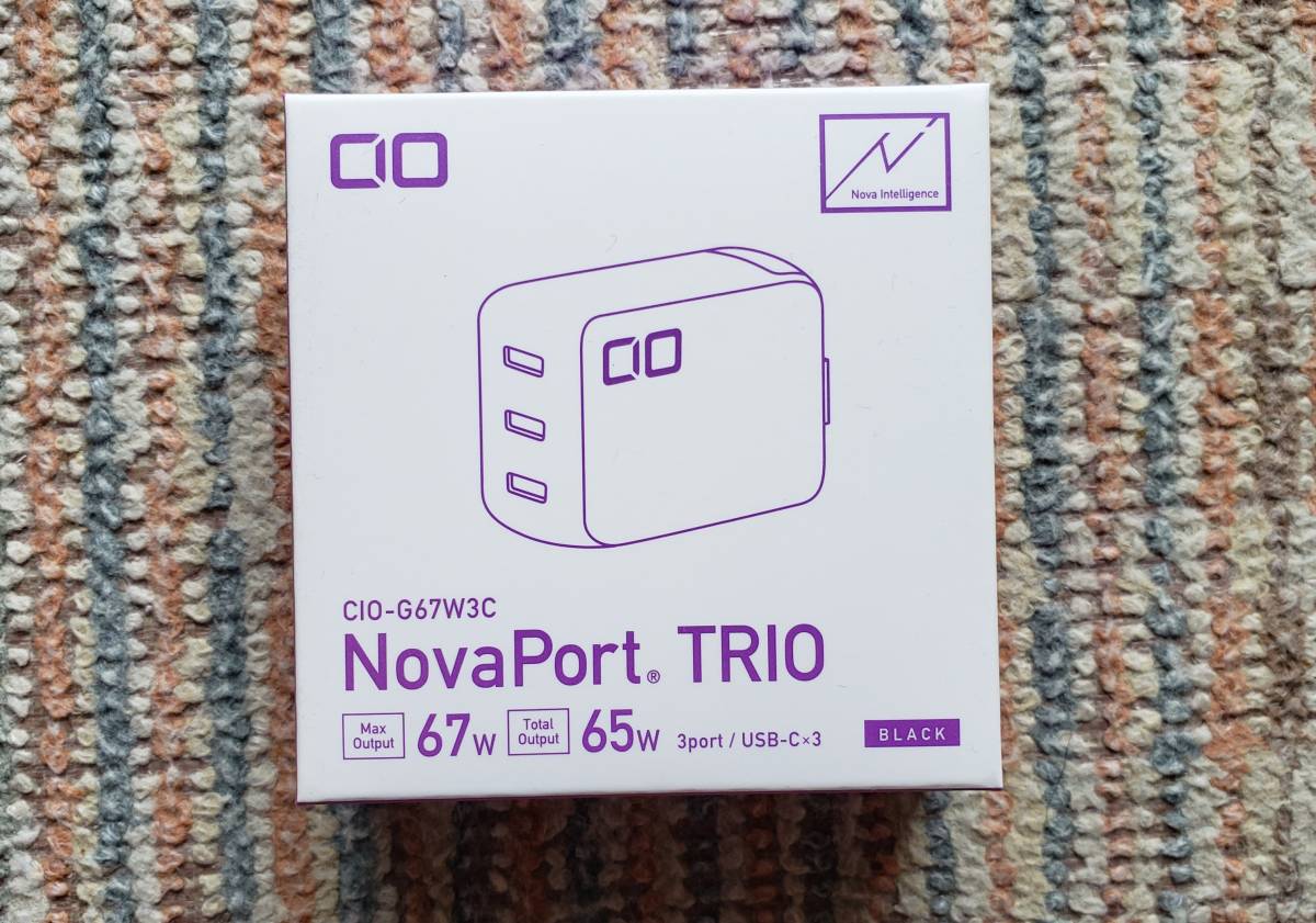 未開封未使用品　CIO NovaPort TRIO BLACK_画像1