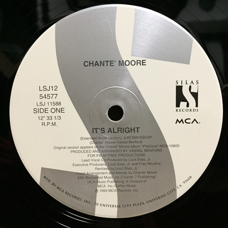 Chante Moore - It's Alright 【US ORIGINAL 12inch】_画像3