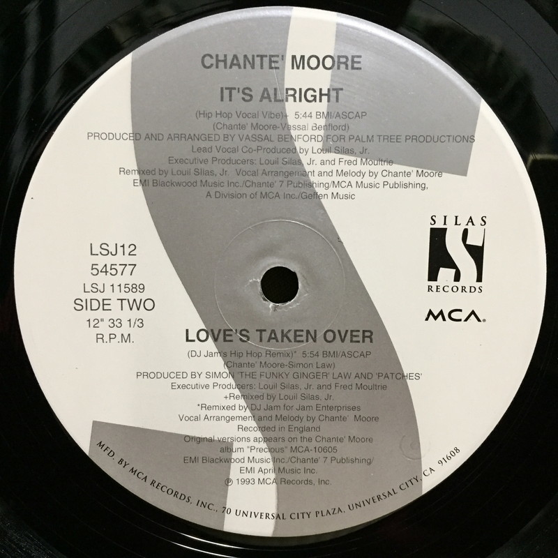 Chante Moore - It's Alright 【US ORIGINAL 12inch】_画像4