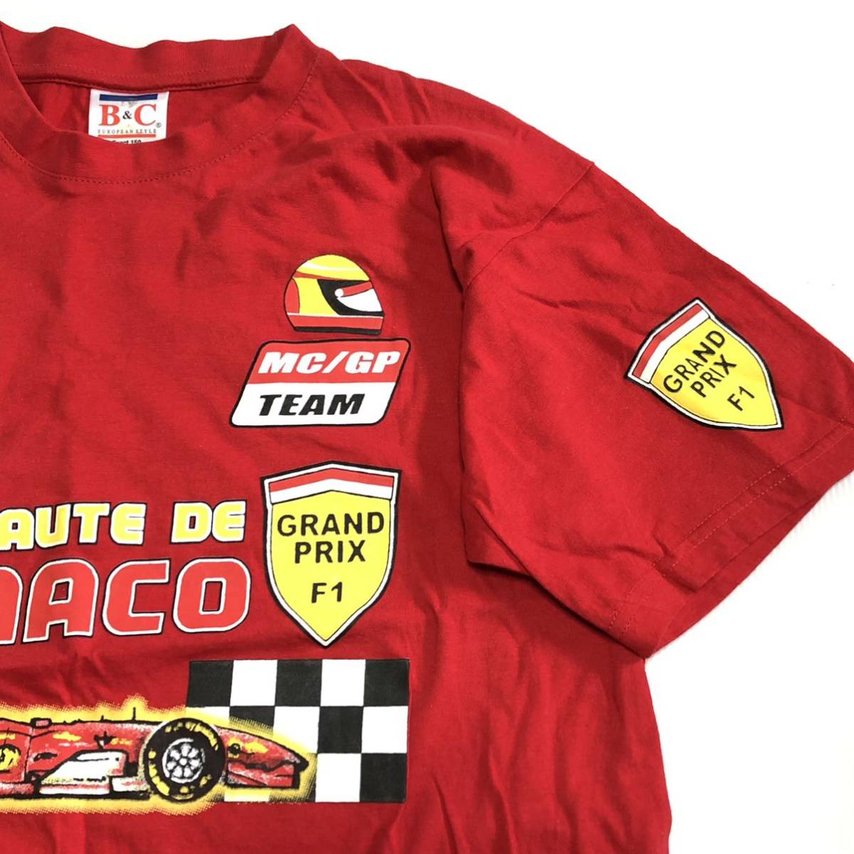 ◎ MONACO GRAND PRIX Tシャツ Sサイズ F1 MC/GP TEAM・world championship FORMULA ONE モナコ グランドプリックス レーシングチームの画像4
