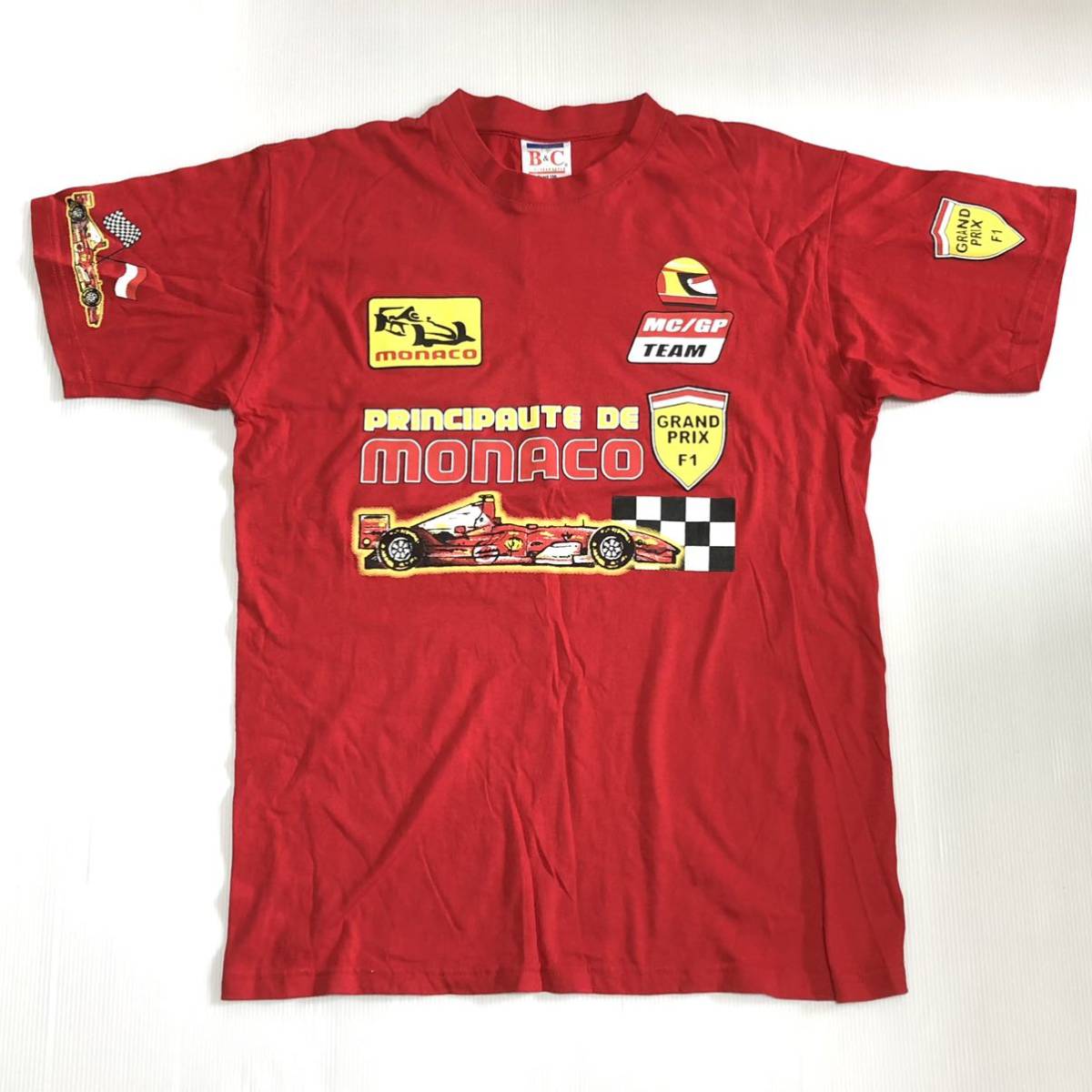 ◎ MONACO GRAND PRIX Tシャツ Sサイズ F1 MC/GP TEAM・world championship FORMULA ONE モナコ グランドプリックス レーシングチームの画像1