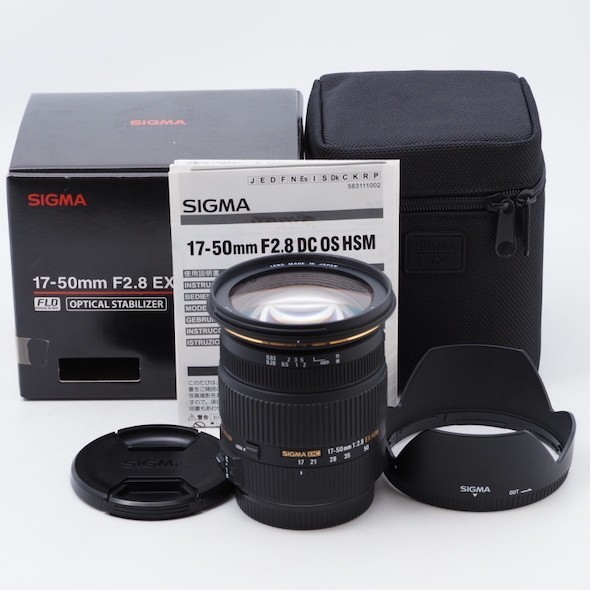 SIGMA 標準ズームレンズ 17-50 F2.8 キヤノン用 APS-C専用-