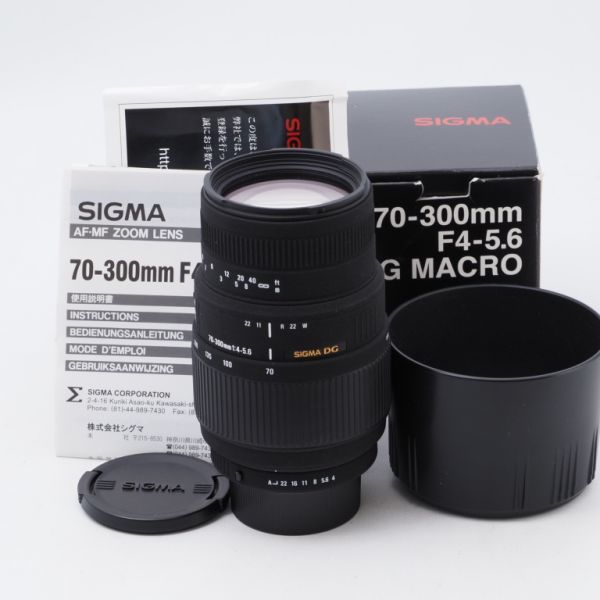 SIGMA シグマ 望遠ズームレンズ 70-300mm F4-5.6 DG MACRO ペンタックス用 フルサイズ対応 509453 #6979_画像1