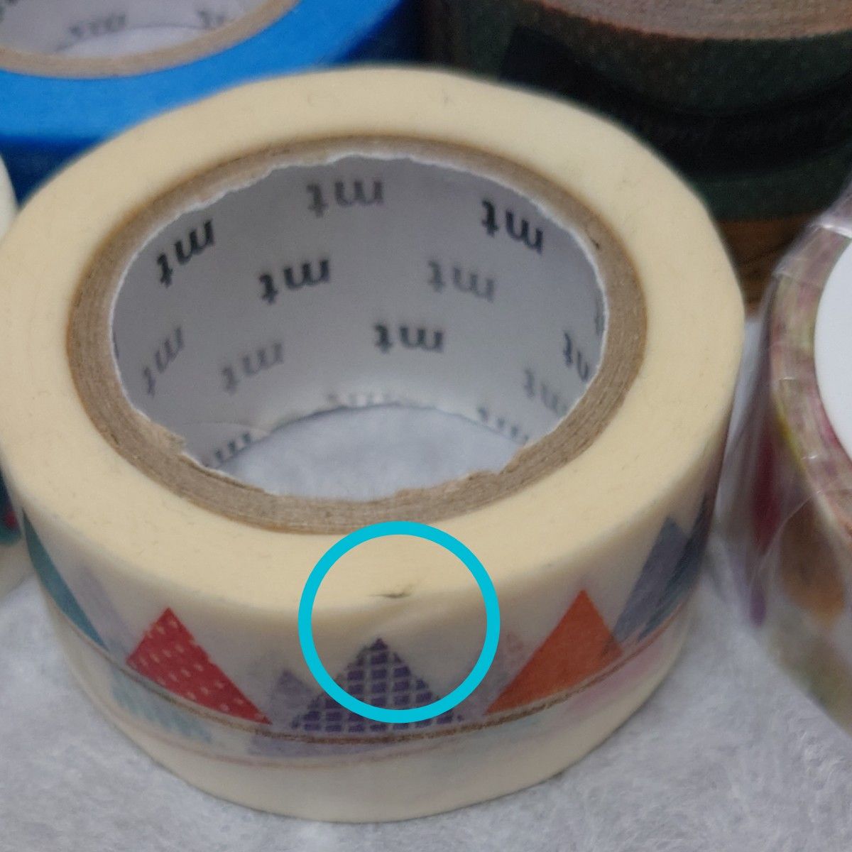 メッセージ　フラッグ　パンジー　かき氷　カラー　　mtex  マスキングテープ 未使用と中古　5巻　セット！　 カモ井　廃盤