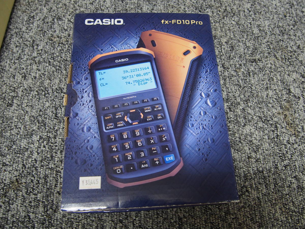 未使用 店頭販売 CASIO カシオ 関数電卓 fx-FD10pro | www