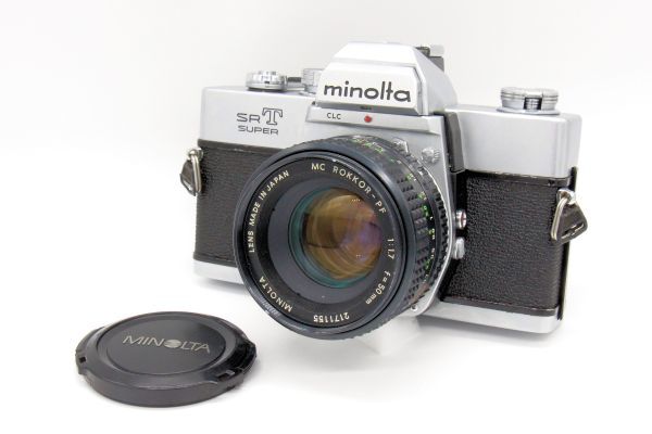 熱い販売 【整備済】Minolta f1.7 50mm ROKKOR-PF SUPER MC SRT