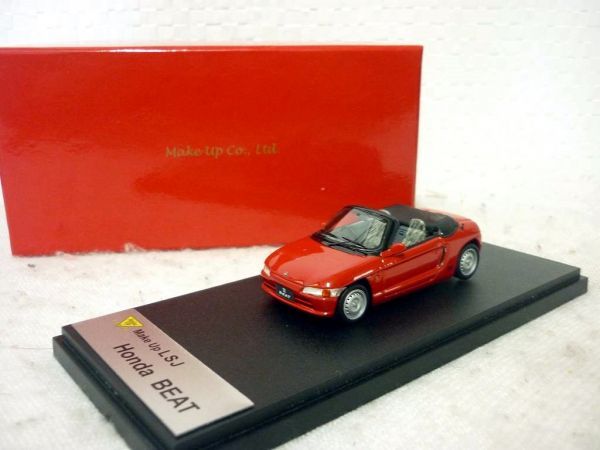 Make Up LSJ ホンダ ビート 1/43 ミニカー 赤 HONDA BEAT PP1 - www