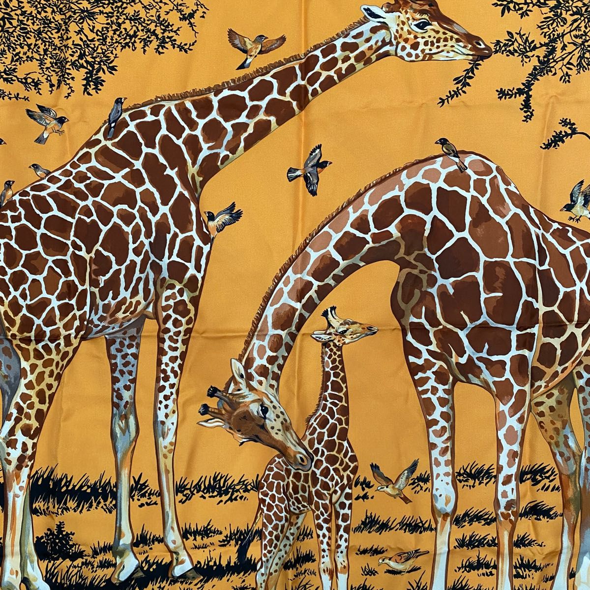希少 HERMES エルメス カレ 90 スカーフ Les girafes｜Yahoo!フリマ