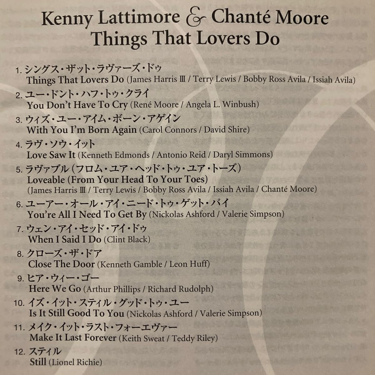 Kenny Lattimore & Chante Moore