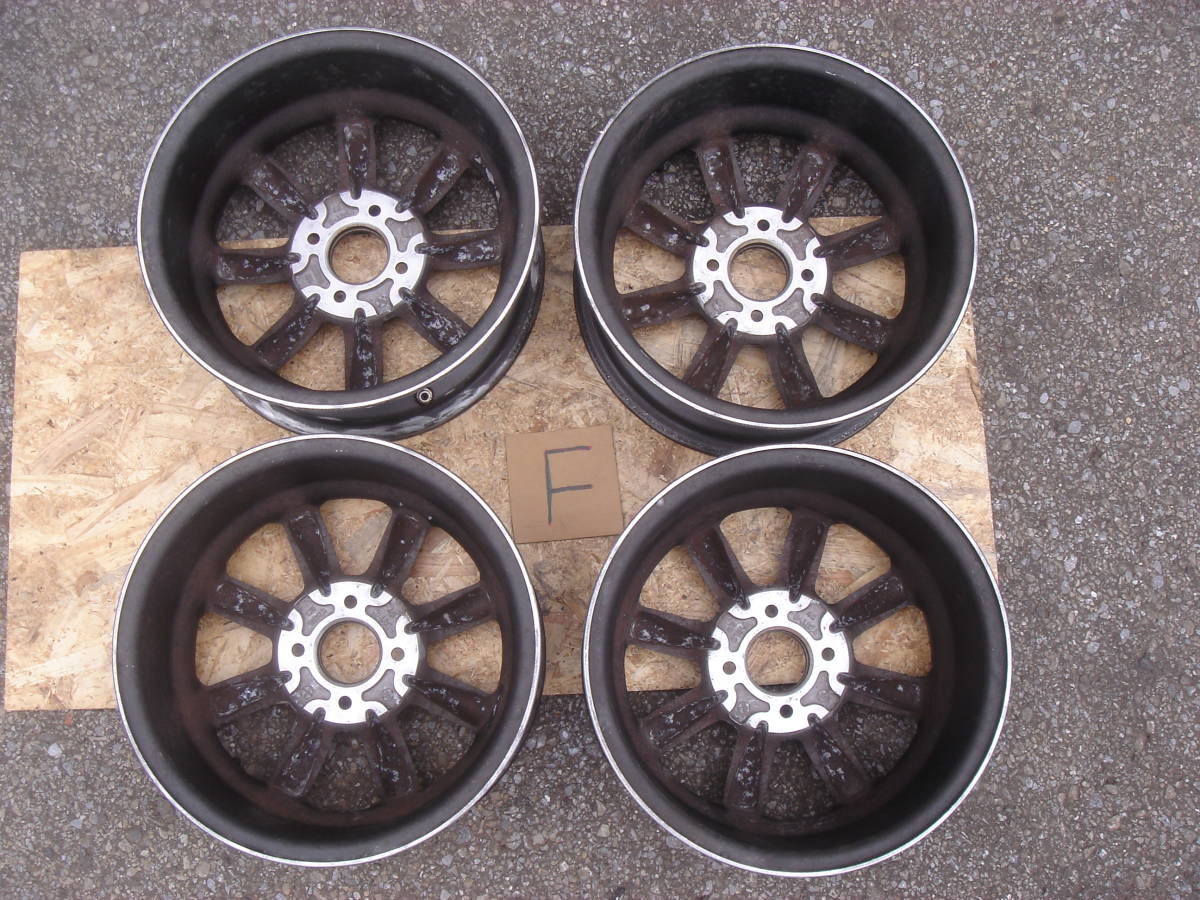 ブラックレーシング・ホイール 14X6J 4穴 PCD100