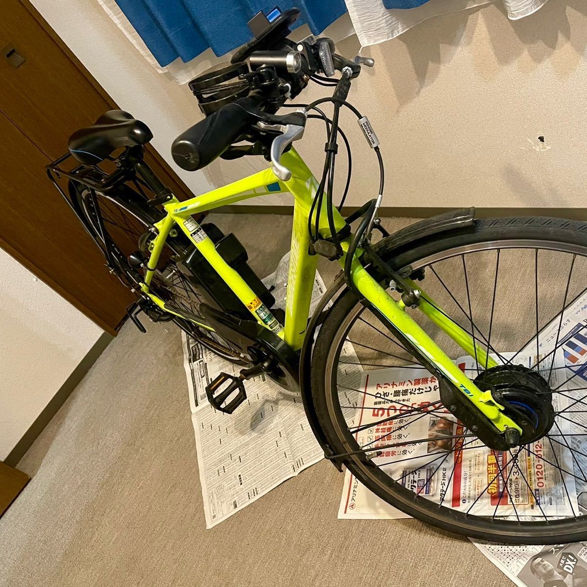 1円 スタート 電動 自転車 クロスバイク ブリヂストン TB1e