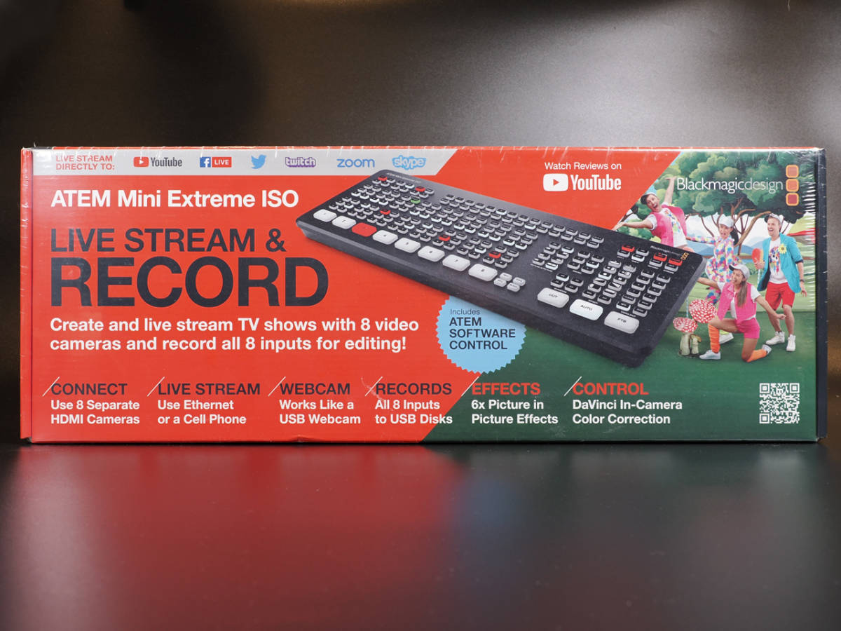 ☆Blackmagicdesign☆ATEM Mini Extreme ISO☆未開封品