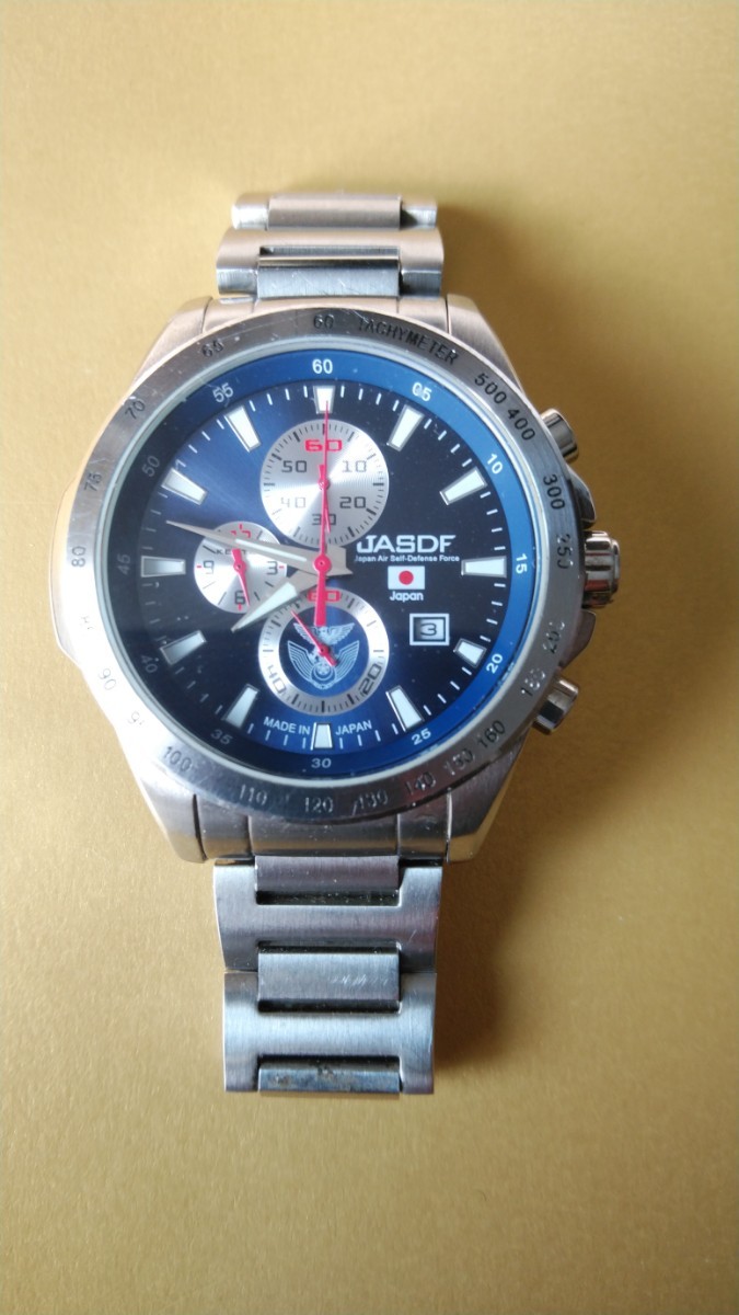航空自衛隊 JASDF クロノグラフメンズクォーツ 腕時計