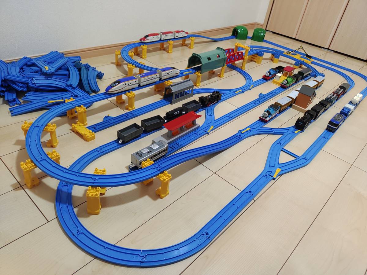 Yahoo!オークション - 【最落1円】プラレール レール 大量 まとめ 駅