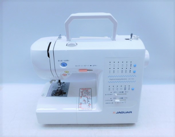 上0713 JAGUAR ジャガー コンピュータミシン CC-1101 コンピューターミシン 家庭用ミシン 裁縫道具 手芸 ハンドクラフト