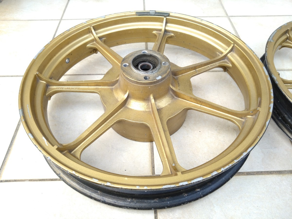 希少 Z系 メルバ ワイド キャストホイール 4穴 ディスク kz1000