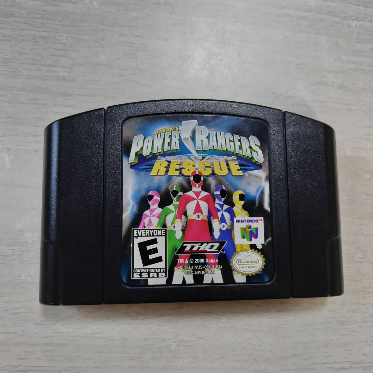 * иностранная версия N64 Power Rangers Lightspeed Rescue Power Ranger свет скорость Rescue какой шт. . включение в покупку возможность *