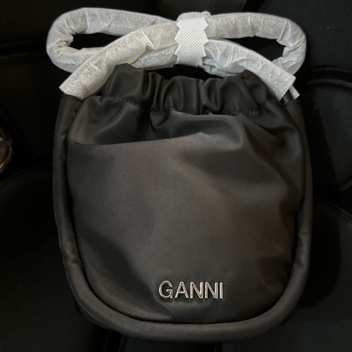 GANNI バッグ GANNI ミニノットバッグ ノット バッグ ハンドバック