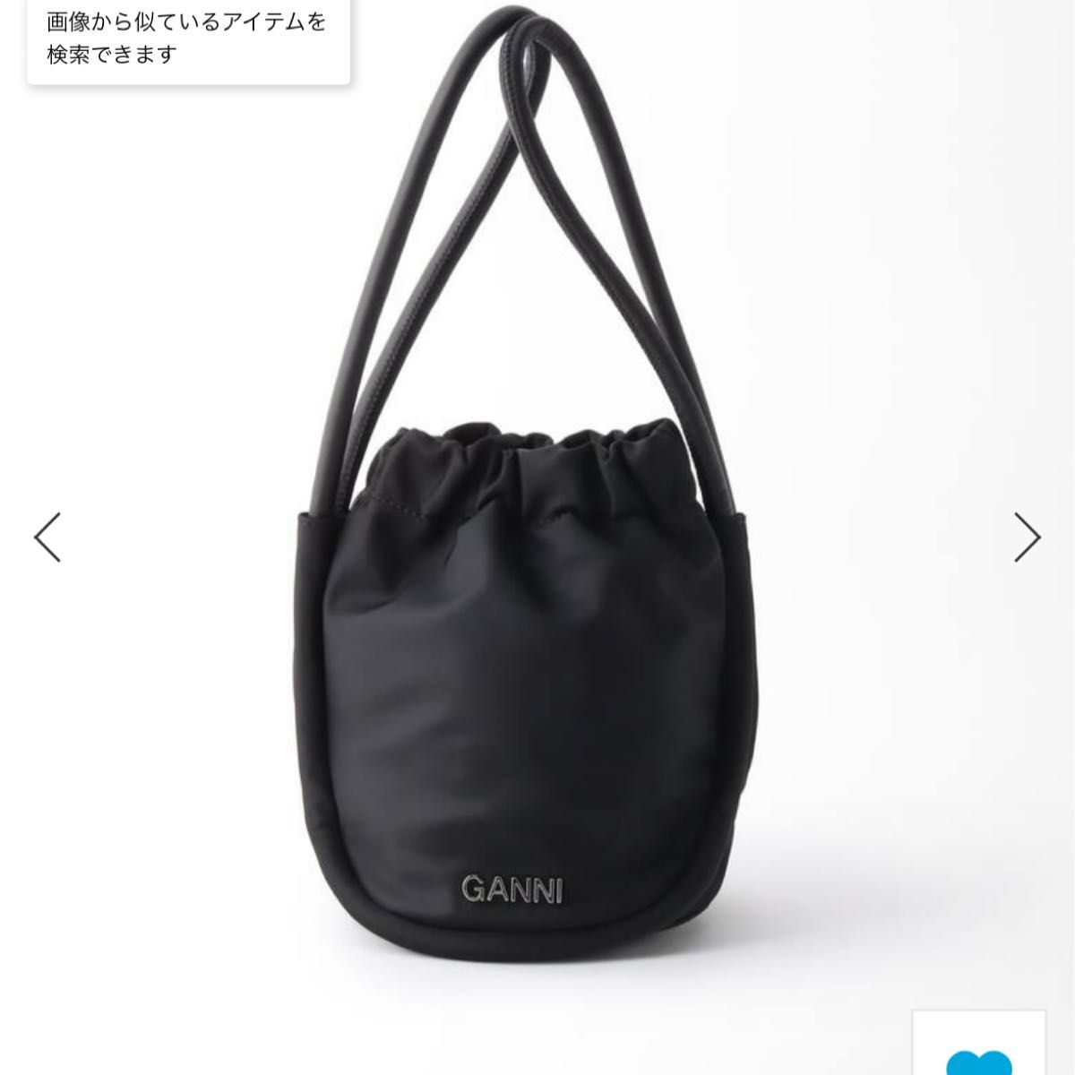 GANNI バッグ GANNI ミニノットバッグ ノット バッグ    ハンドバック ガニー バック