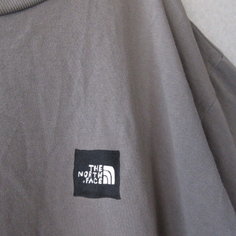 ○THE NORTH FACE ノースフェイス◆Tシャツ カットソー プリント アウトドア古着◆メンズ カーキ系 Ｍサイズ_画像5