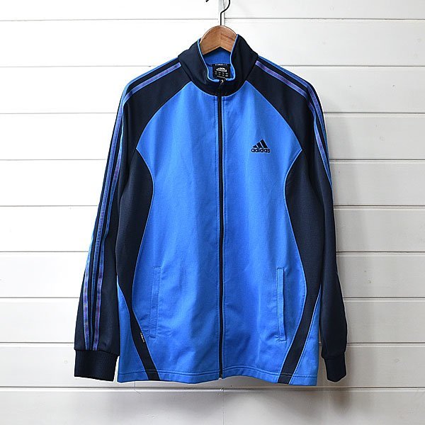 adidas アディダス ジャージ トラックジャケット ブルー J 0｜23f0952_画像1