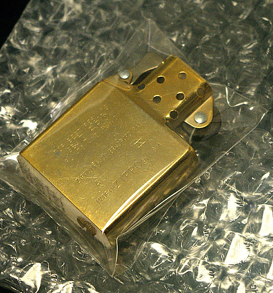 ZIPPO】インサイドユニット ゴールド,レギュラー 1994年(Zippo)|売買されたオークション情報、ヤフオク! の商品情報をアーカイブ公開 ユニット ゴ-ルド レギュラータイプ