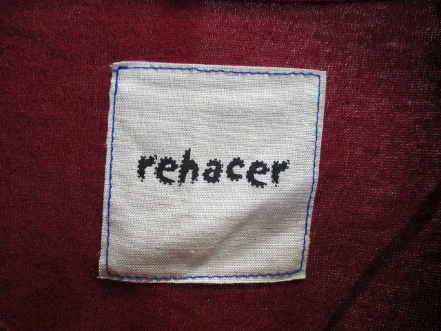 rehacer(レアセル)　Tシャツ　Sサイズ　ボルドー色　赤系　フォトデザインTシャツ　アート柄Tシャツ　絵画　アーティストTシャツ　06081_画像3