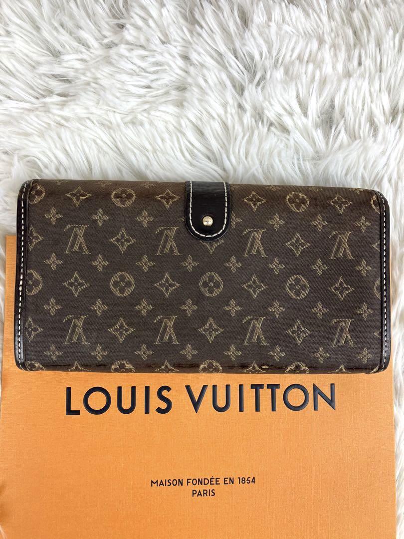 LOUIS VUITTON ルイヴィトン ポルトフォイユ サラ イディール 長財布 モノグラムミニ 財布 ゴールド金具 ブラウン レディース メンズ_画像2