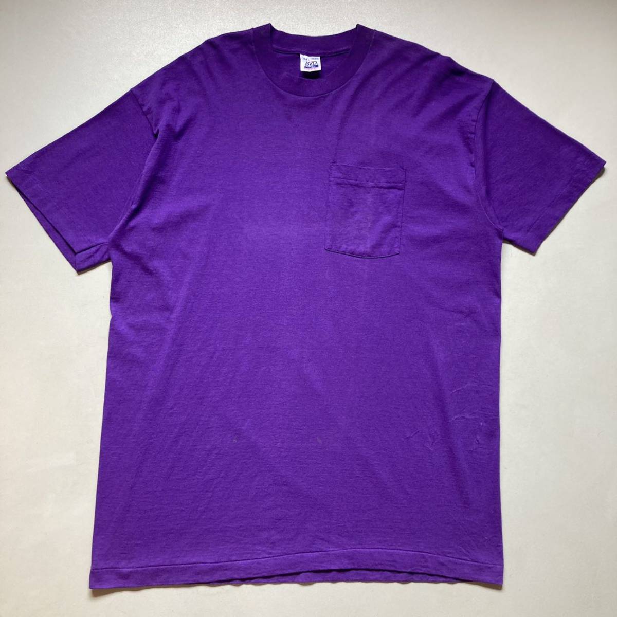 90s BVD plain pocket T-shirt 「premium series」無地Tシャツ ポケットTシャツ USA製_画像1