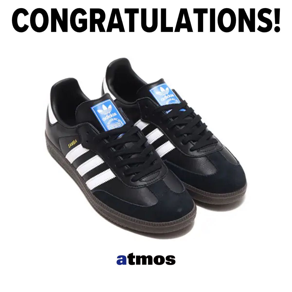 新品未使用】adidas Samba OG BlackWhiteGum アディダス サンバ 23cm