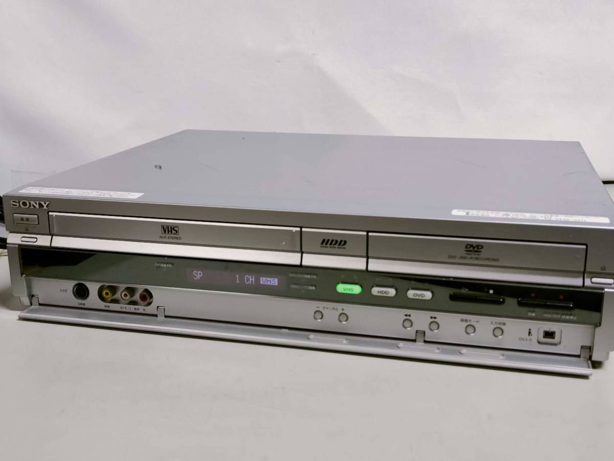 SONY スゴ録 RDR-VH83 VHS/ DVD/HDD ダビング機能搭載 分解