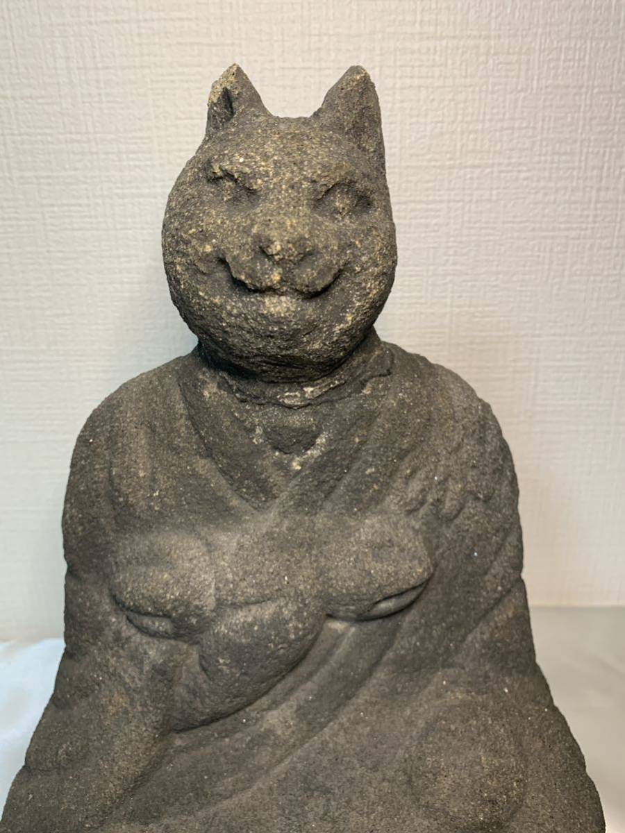 石仏 招き猫 仏像 - その他