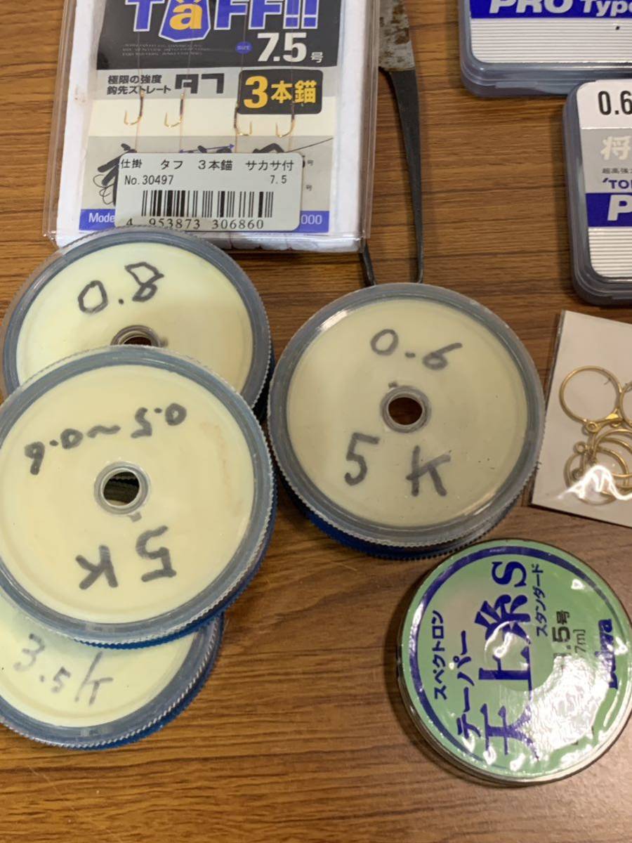 鮎釣り 小物 まとめ売り ハナカン 友釣仕掛け 鮎針 テグス 藤本重兵衛 など JChere雅虎拍卖代购 鮎友釣針 6.5号7号7.5号 (全12枚)セット