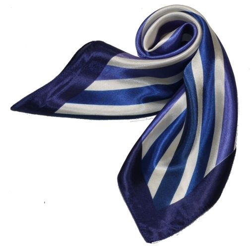 かわいいシルク調スカーフ　中判 60cm正方形スカーフリボン　事務服 企業制服スカーフ 人気柄スカーフ (NO.10000596）_画像1