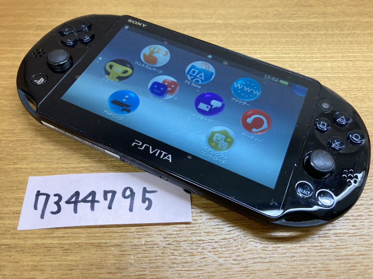 良品 動作確認済み PS Vita PlayStation Vita Wi-Fiモデル ブラック