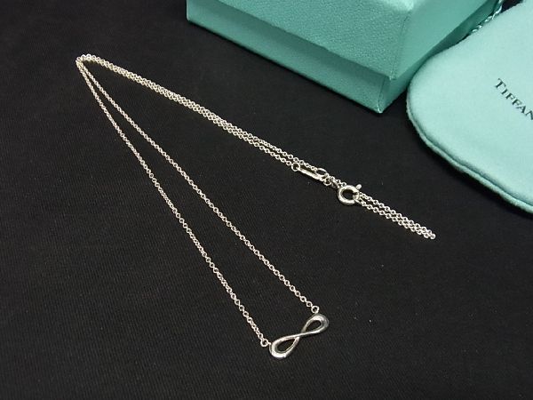 ■新品■未使用■ TIFFANY＆Co. ティファニー インフィニティ SV925 ネックレス ペンダント アクセサリー レディース シルバー系 AM0840