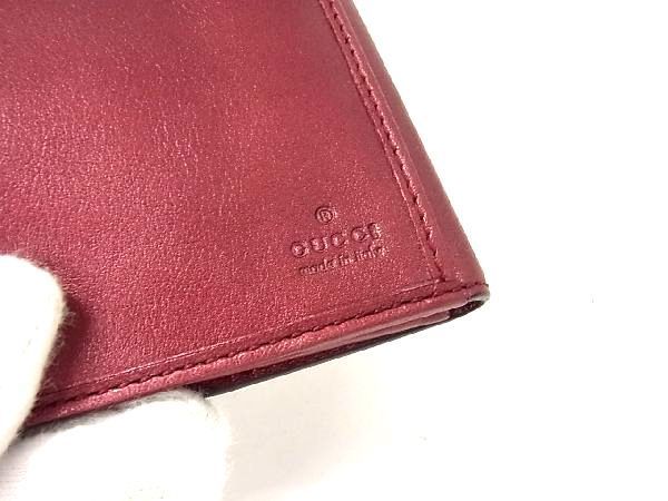 1円 □極美品□ GUCCI グッチ 203550 2149 GGキャンバス×レザー ハート