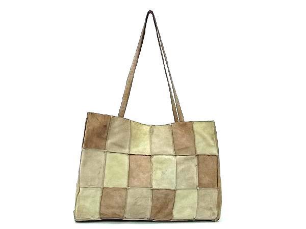 ヤフオク! - 1円 CHANEL シャネル チョコバー スエード ショル...