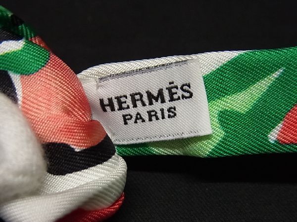 ■新品■未使用■ HERMES エルメス NOED PAPILLON ヌーパピヨン シルク100% 蝶ネクタイ ボウタイ マルチカラー AL3036_画像4