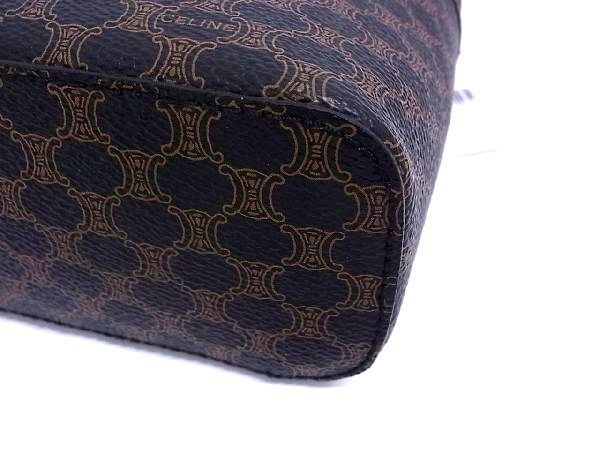 □新品□未使用□ CELINE セリーヌ マカダム柄 PVC×レザー
