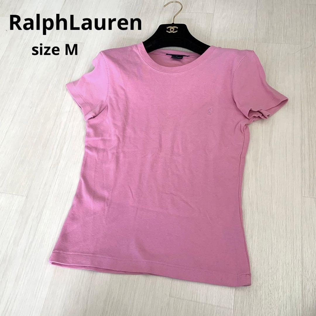 RalphLauren ラルフローレン　半袖　Tシャツ　ピンク　Mサイズ_画像1