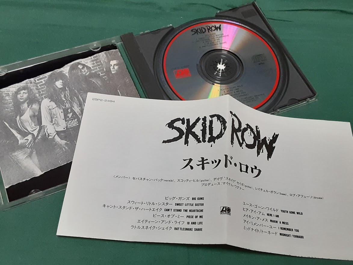 SKID ROW skid * low * Japanese record CD used goods 