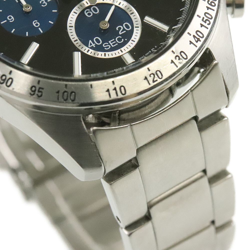 セイコー SEIKO メンズ腕時計 スピリット SBTR003 ブラック文字盤 クオーツ ステンレススチール 中古B 272535_画像8