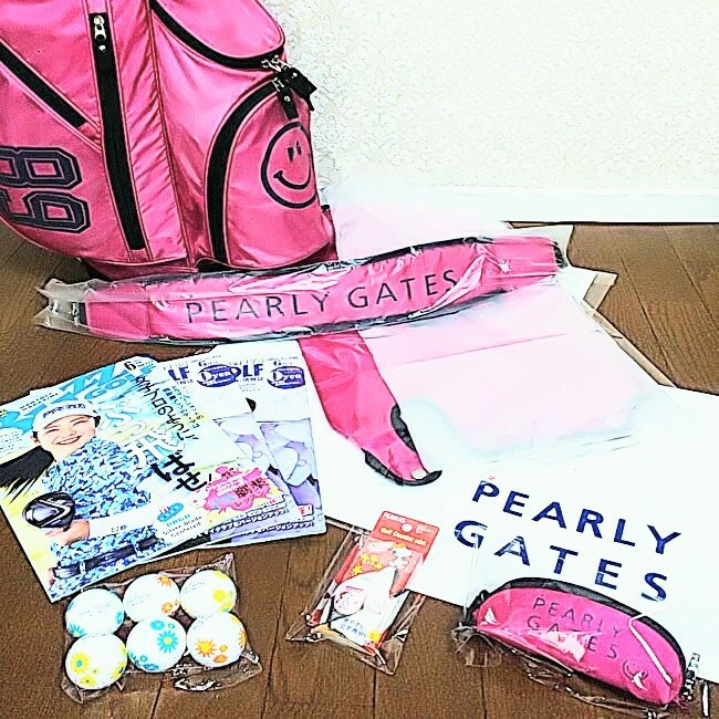 正規品 送料無料パーリーゲイツ キャディバック 極美品 PEARLY GATES