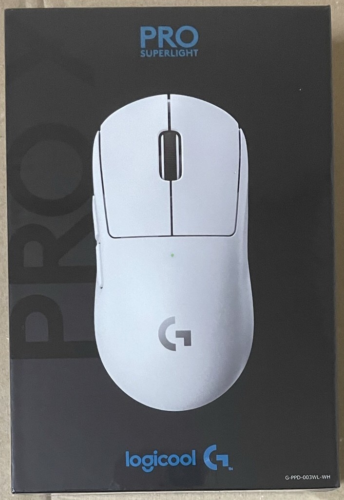 Logicool G ゲーミングマウス「G-PPD-003WL-WH」PROX SUPERLIGHT 無線