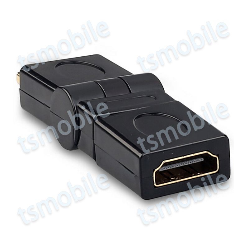 HDMI 360° 角度変換 アダプタ 向き自由調整 90°～270° 上曲げ 下曲げ コネクターオス⇔メス V1.4 1080P 標準HDMI HDMIケーブル整理の画像8